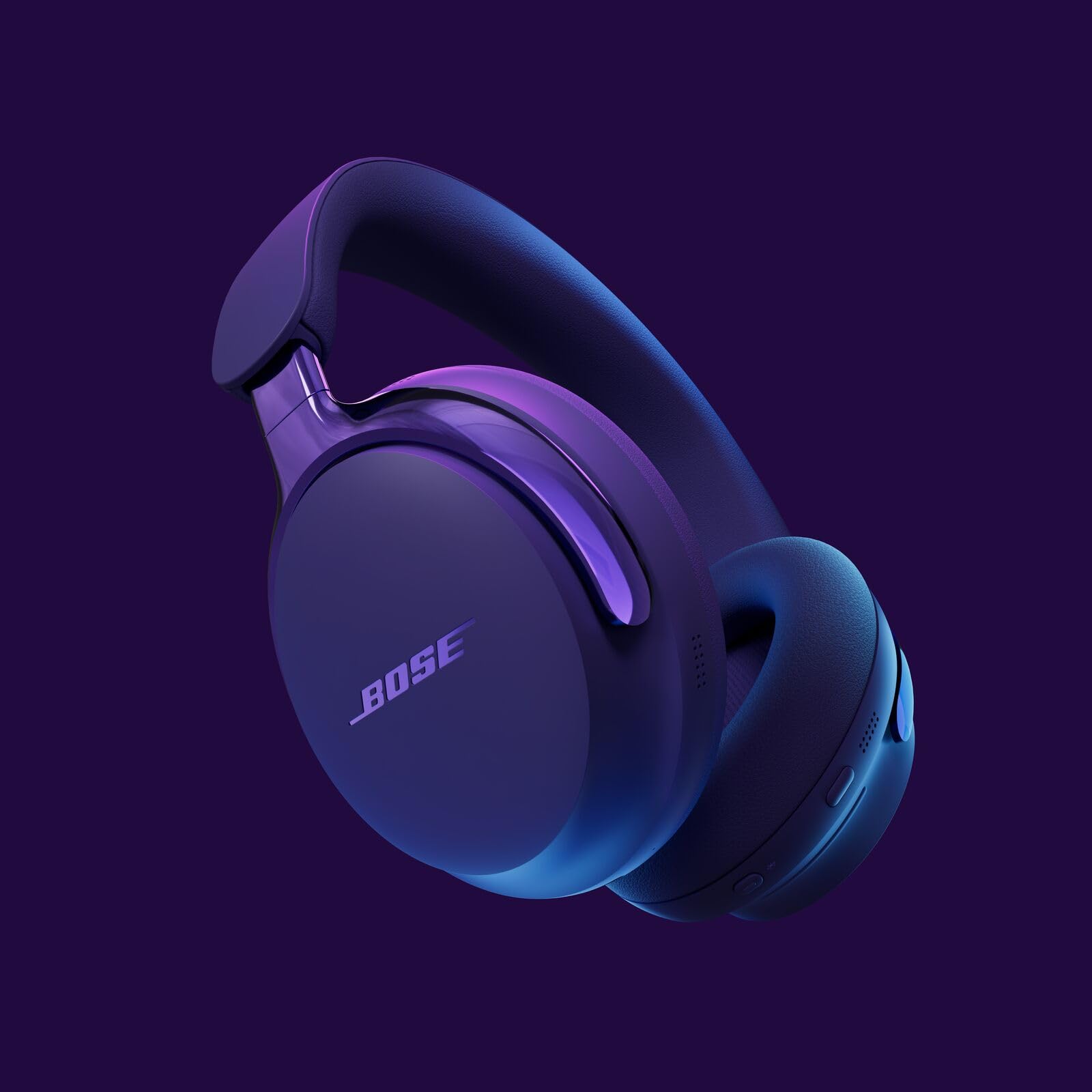 Bose QuietComfort Ultra Bluetooth Headphones (2nd Gen), Wireless Headphones with Spatial Audio, Over Ear Noise Cancelling with Mic, Up to 30 Hours of Play time, Midnight Violet - Limited Edition