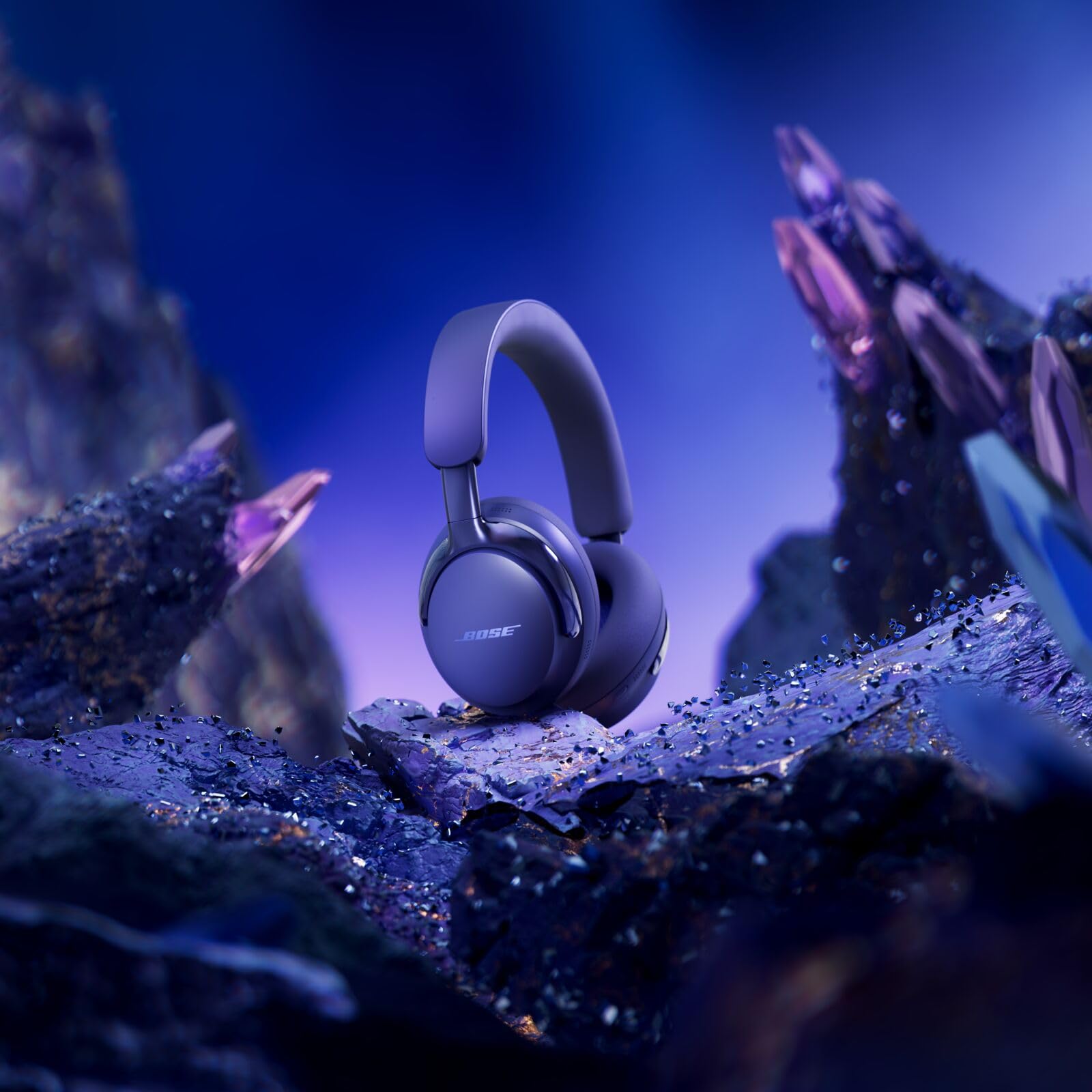 Bose QuietComfort Ultra Bluetooth Headphones (2nd Gen), Wireless Headphones with Spatial Audio, Over Ear Noise Cancelling with Mic, Up to 30 Hours of Play time, Midnight Violet - Limited Edition